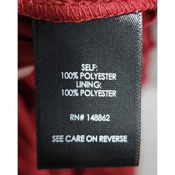 NEW Torrid Women's Textured Floral Mesh Puff Short Sleeve Dress Red Plus Size 20 - Picture 10 of 12